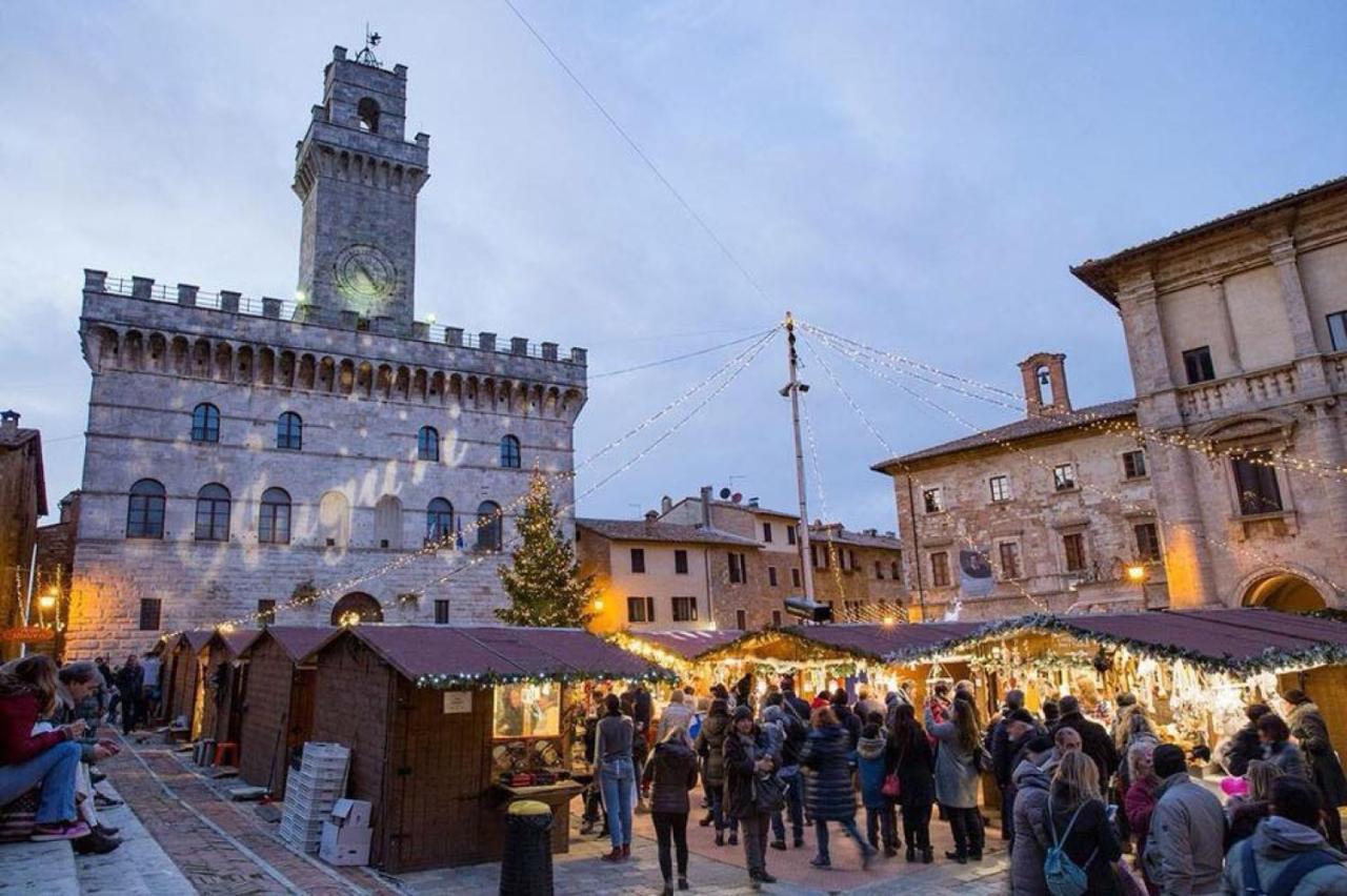 Ferienwohnung Il Palco Montepulciano, Vista Incredibile, 150Mt Da Piazza Grande Exterior foto