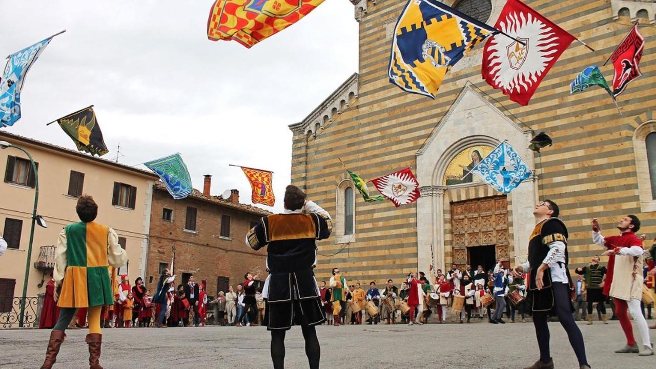 Ferienwohnung Il Palco Montepulciano, Vista Incredibile, 150Mt Da Piazza Grande Exterior foto